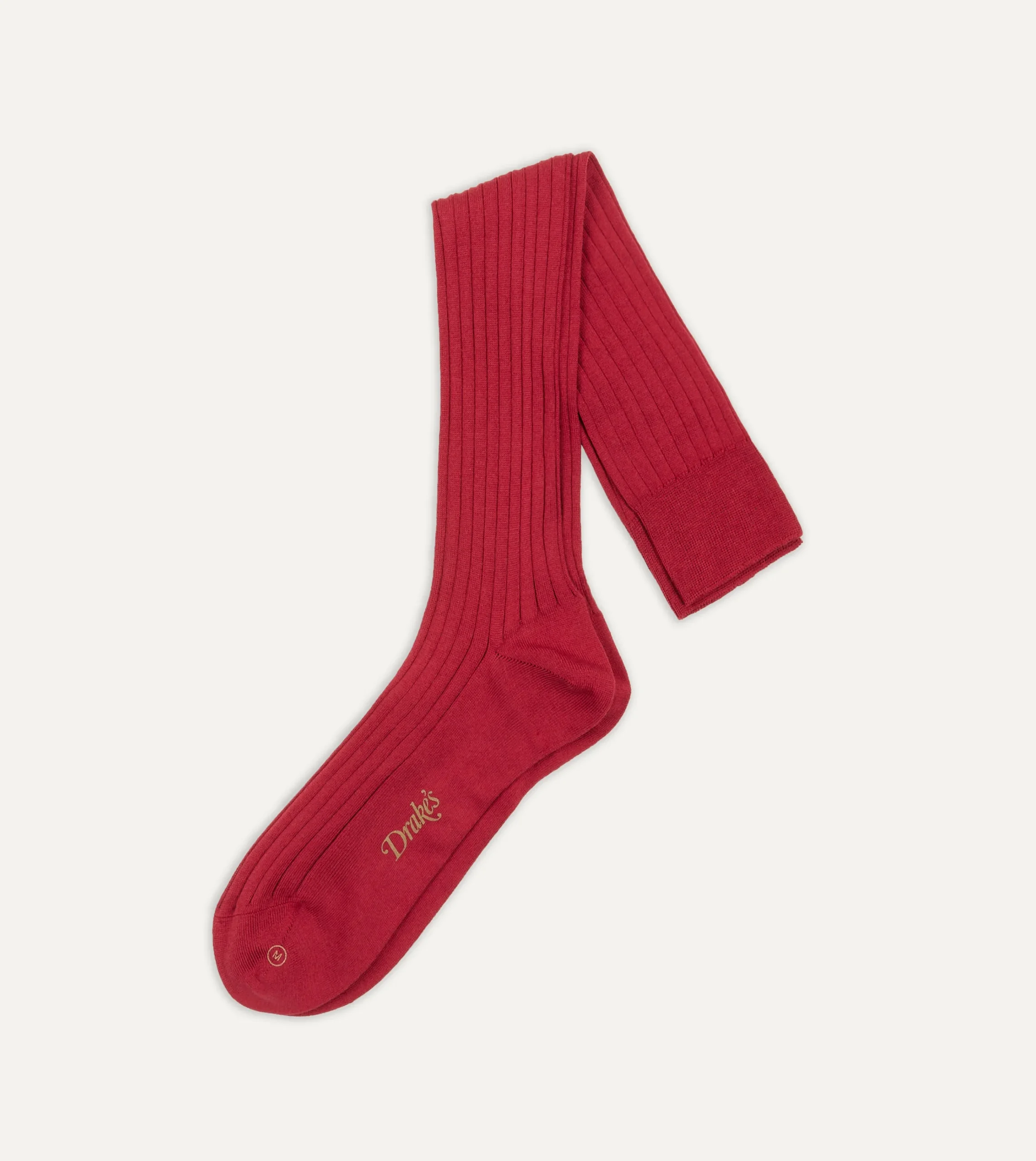 Drake’s Cotton Over-the-Calf Socks