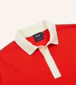 Drake’s Merino Wool Knitted Rugby Shirt