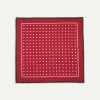 Drake’s Red Polka Dot Print Bandana
