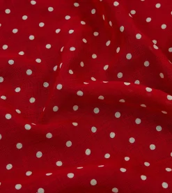 Drake’s Spot Print Wool-Silk Pocket Square