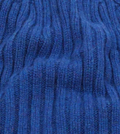 Drake’s Lambswool Ribbed Knit Cap