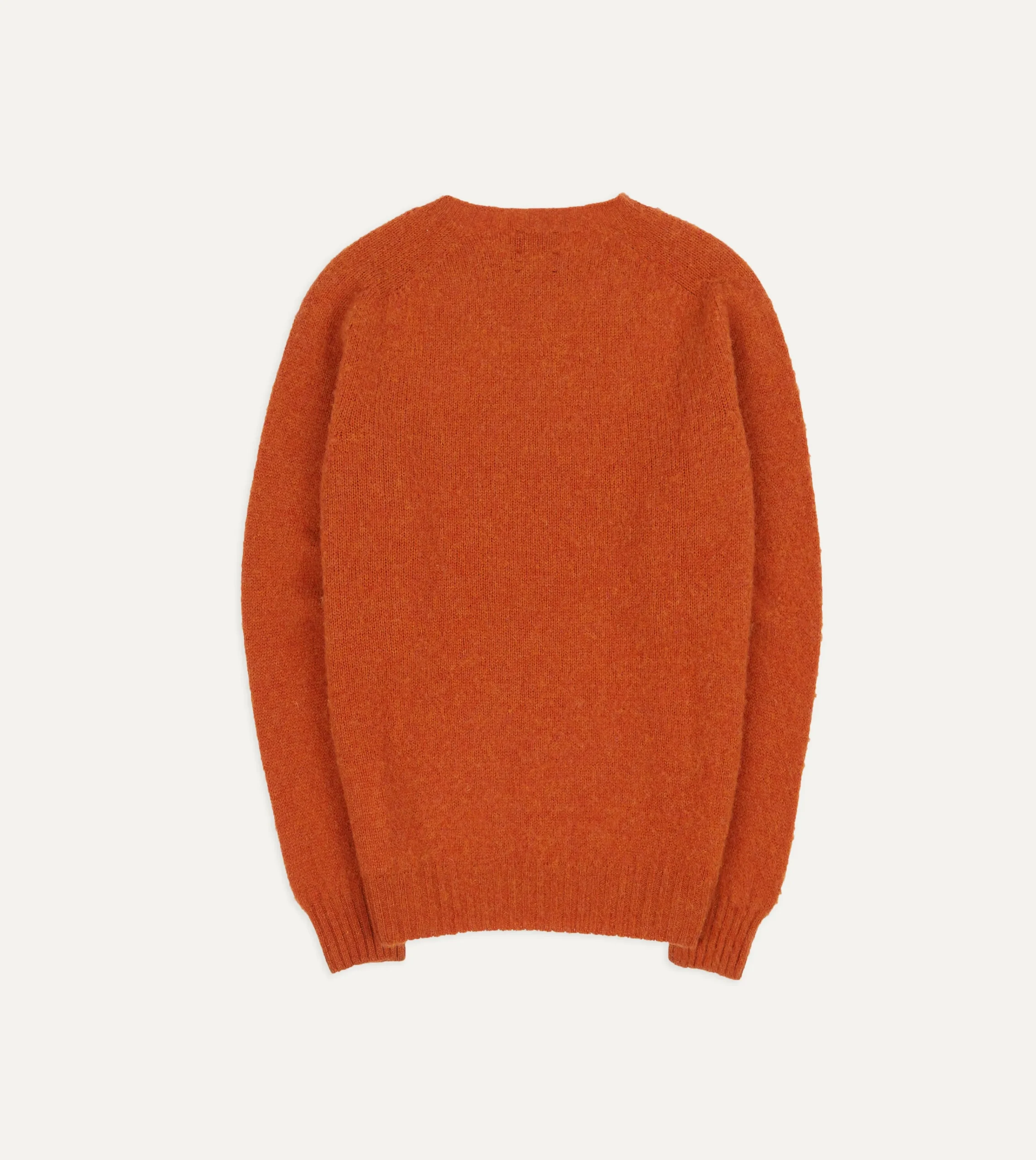 Drake’s Brushed Shetland Crew Neck Jumper