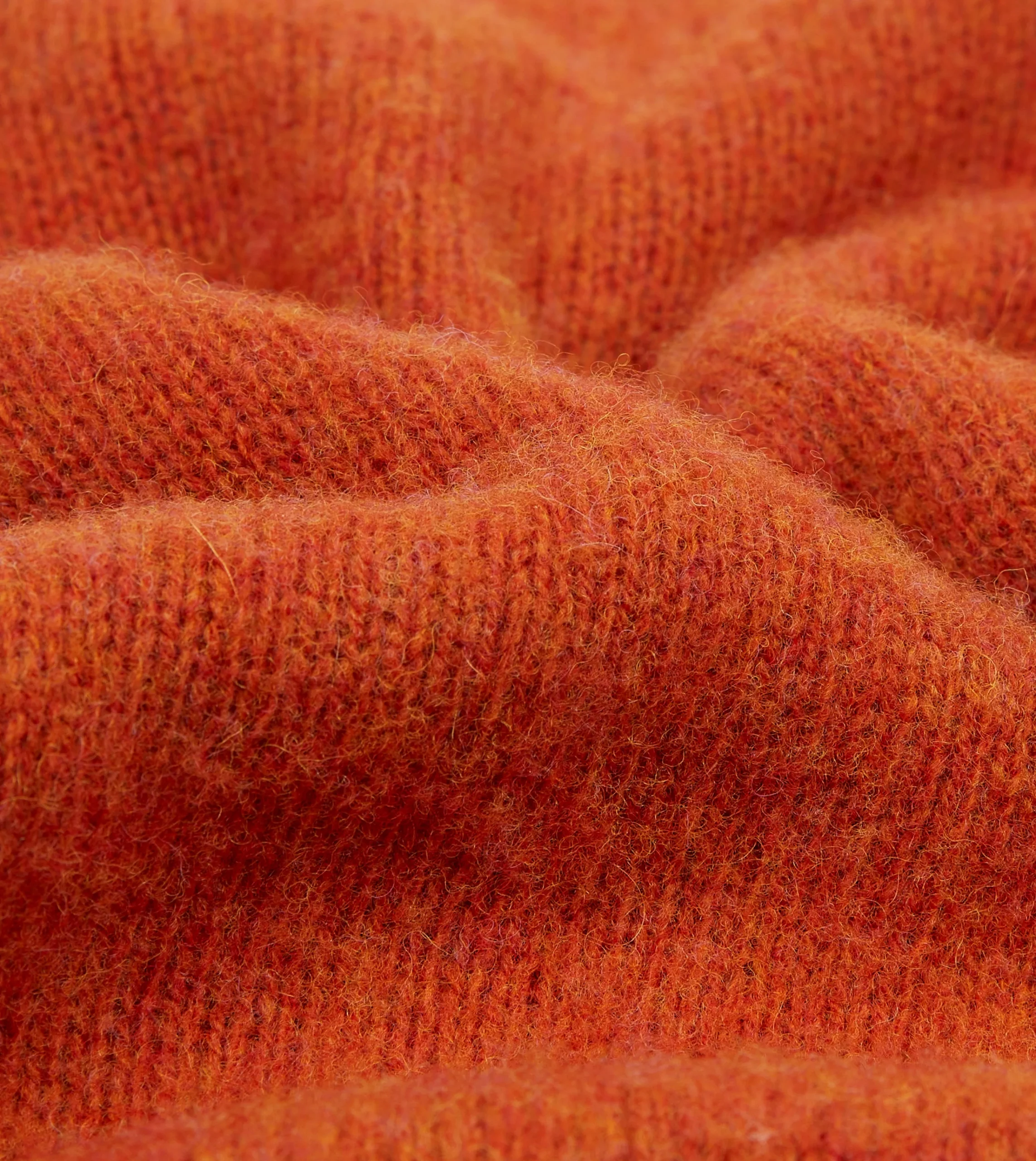 Drake’s Brushed Shetland Crew Neck Jumper