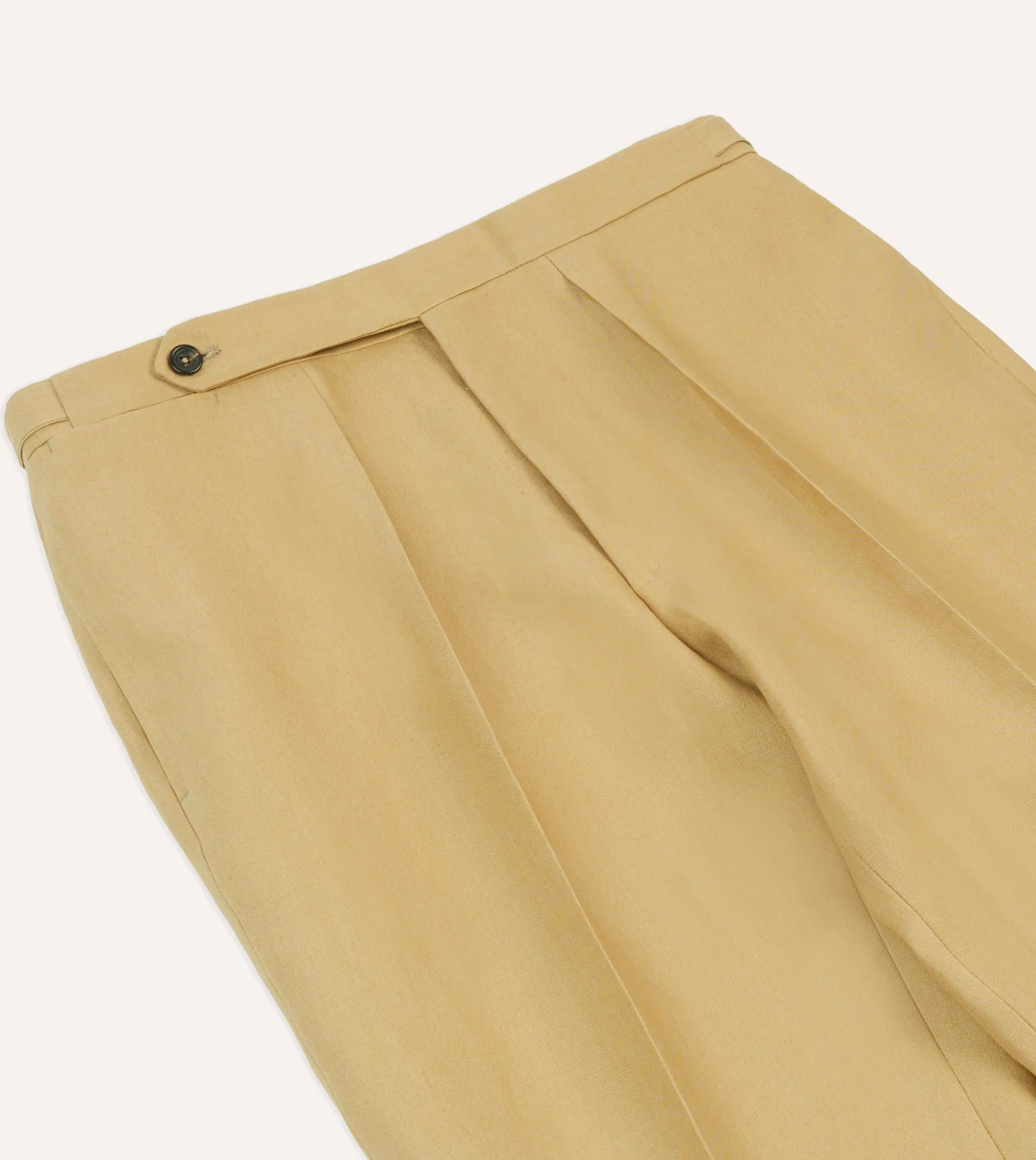 Drake’s Irish Linen Single Pleat Trouser