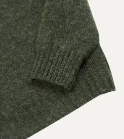 Drake’s Brushed Shetland Crew Neck Jumper