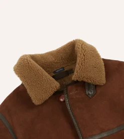 Drake’s Shearling Car Coat