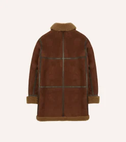 Drake’s Shearling Car Coat