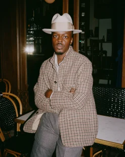 Drake’s Shepherd Check Tweed Five-Pocket Artist Chore Jacket