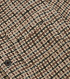 Drake’s Shepherd Check Tweed Five-Pocket Artist Chore Jacket