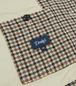 Drake’s Shepherd Check Tweed Five-Pocket Artist Chore Jacket