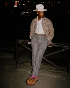 Drake’s Shepherd Check Tweed Five-Pocket Artist Chore Jacket