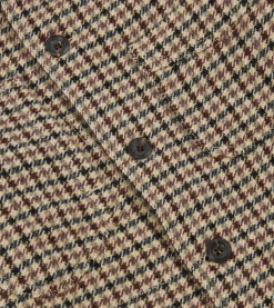 Drake’s Shepherd Check Tweed Five-Pocket Artist Chore Jacket