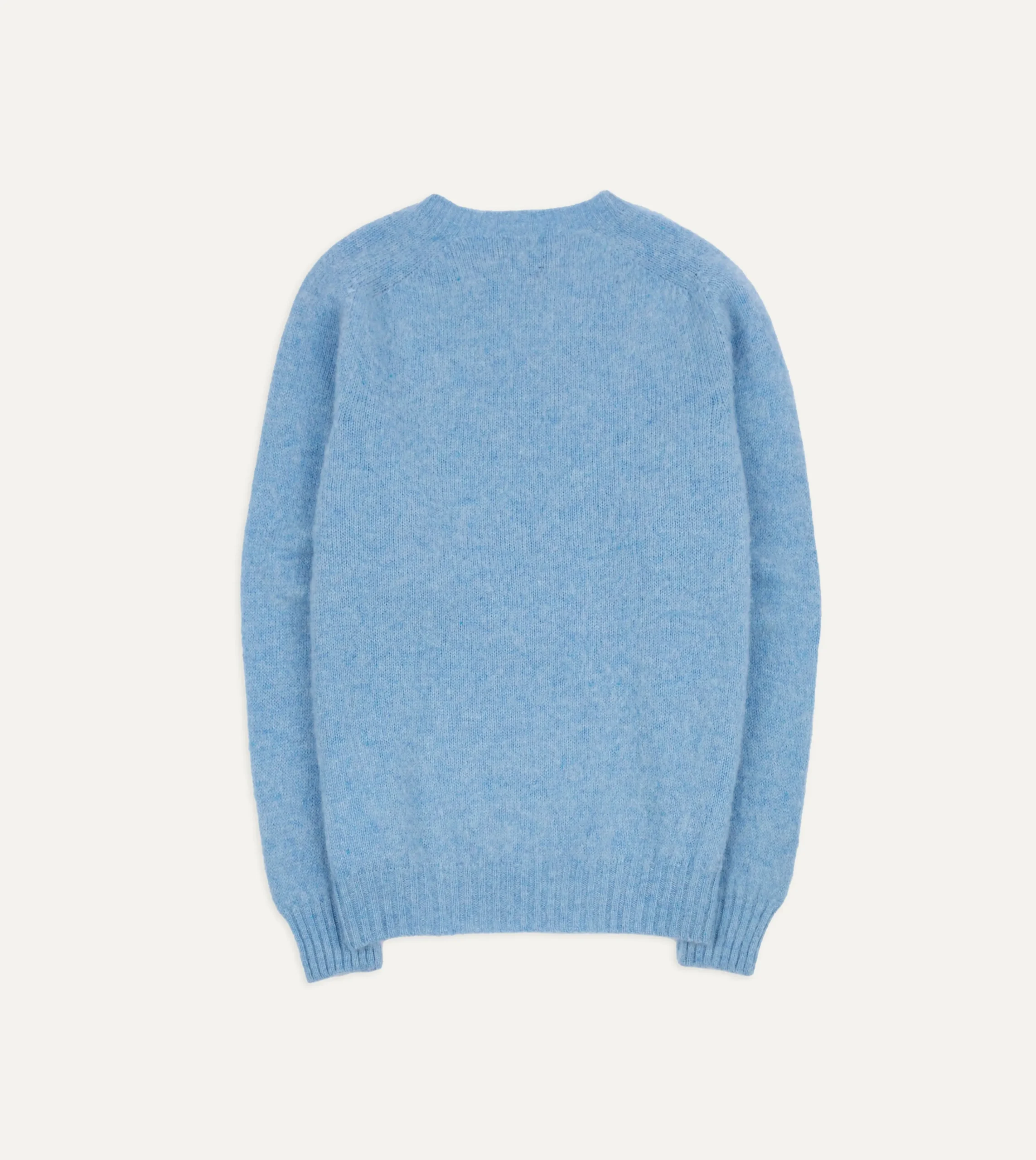 Drake’s Brushed Shetland Crew Neck Jumper