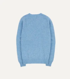 Drake’s Brushed Shetland Crew Neck Jumper