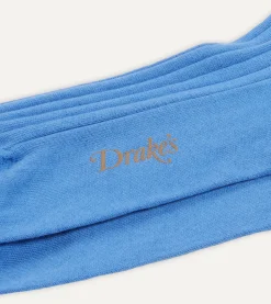 Drake’s Cotton Over-the-Calf Socks