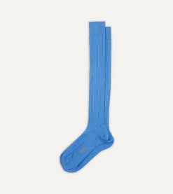 Drake’s Cotton Over-the-Calf Socks