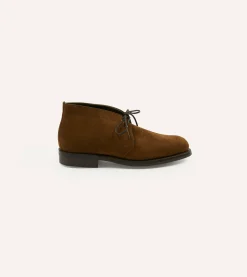 Drake’s Suede Murphy Goodyear Welted Chukka Boot