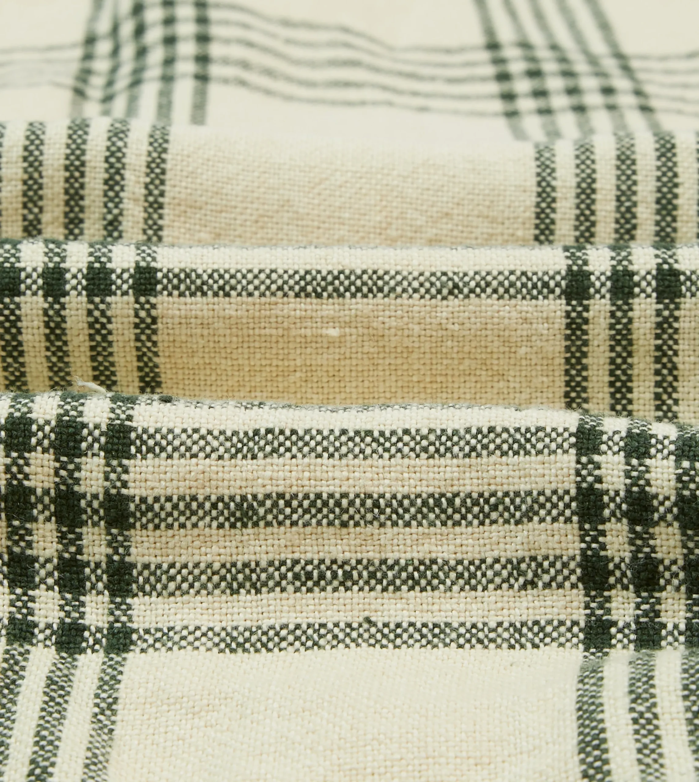 Drake’s St. JOHN By Drake's Green Check Linen Five-Pocket Chore Jacket
