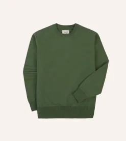 Drake’s St. JOHN By Drake's Green Nose II Tail Sweatshirt