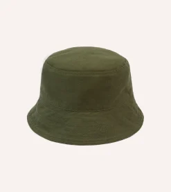 Drake’s St. JOHN By Drake's Olive Rollable Bucket Hat