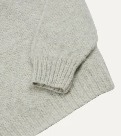 Drake’s Brushed Shetland Crew Neck Jumper