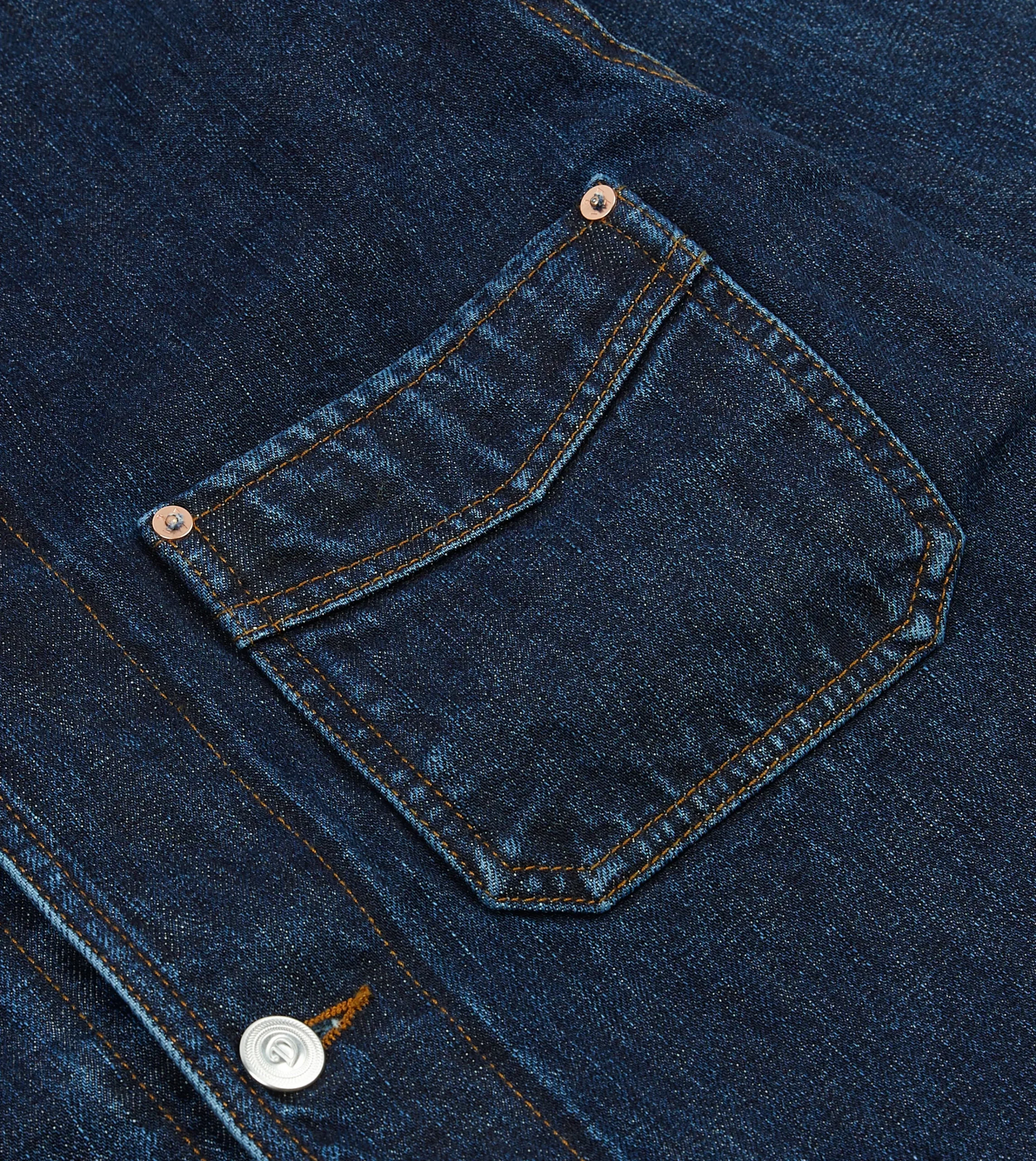 Drake’s Selvedge Denim Five-Pocket Chore Jacket