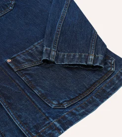 Drake’s Selvedge Denim Five-Pocket Chore Jacket