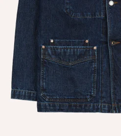 Drake’s Selvedge Denim Five-Pocket Chore Jacket