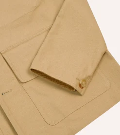 Drake’s Tan Cotton Safari Jacket