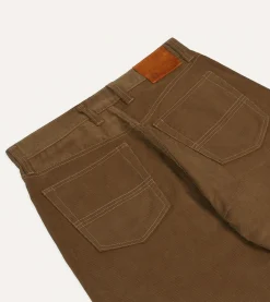 Drake’s Japanese Selvedge Needlecord Five-Pocket Trousers