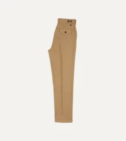 Drake’s Cotton Flat Front Chino