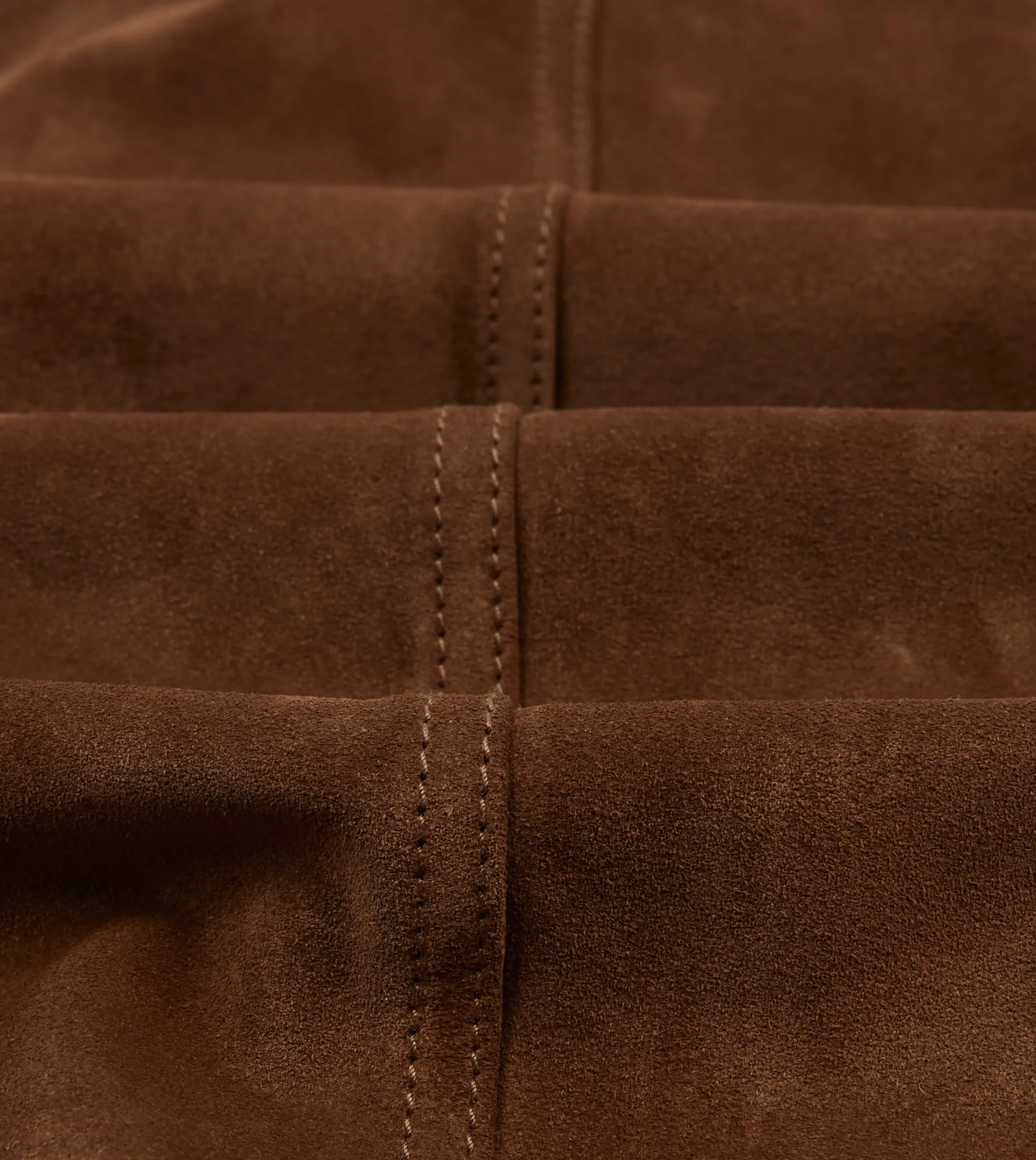 Drake’s Tobacco Heavyweight Suede A-2 Bomber Jacket