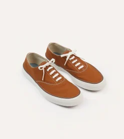 Drake’s Wakouwa By Anatomica Cotton Canvas Oxford Trainers