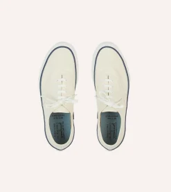 Drake’s Wakouwa By Anatomica Cotton Canvas Oxford Trainers