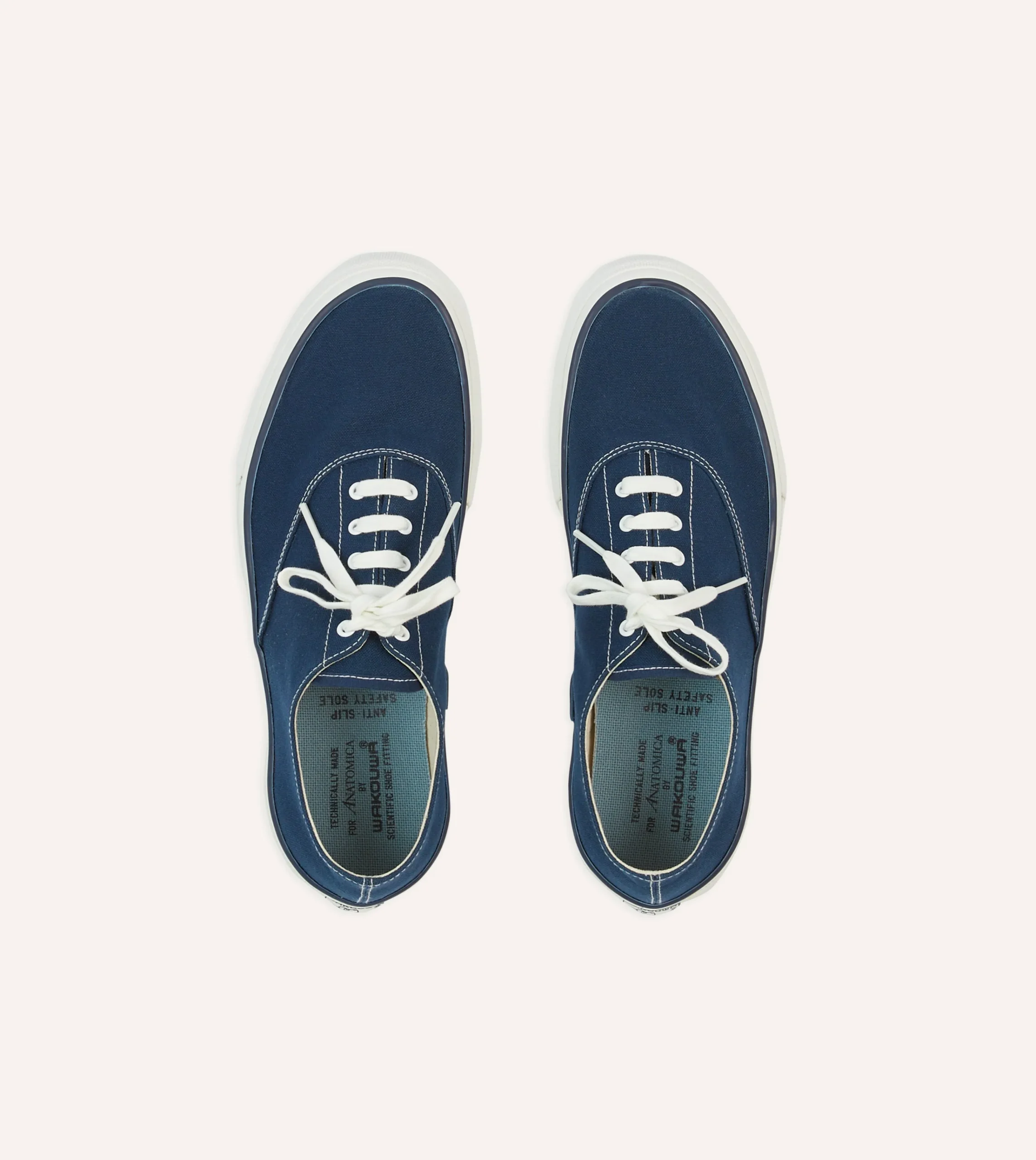 Drake’s Wakouwa By Anatomica Cotton Canvas Oxford Trainers