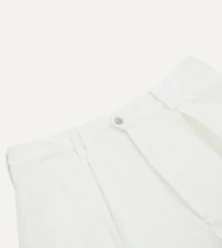 Drake’s Cotton Twill Single-Pleat Shorts