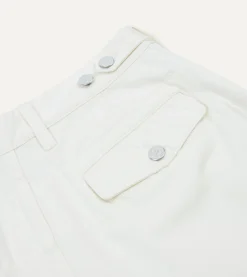 Drake’s Cotton Twill Single-Pleat Shorts