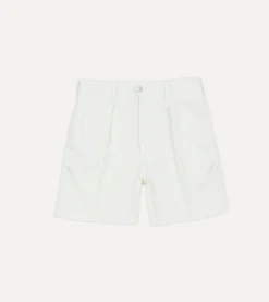 Drake’s Cotton Twill Single-Pleat Shorts