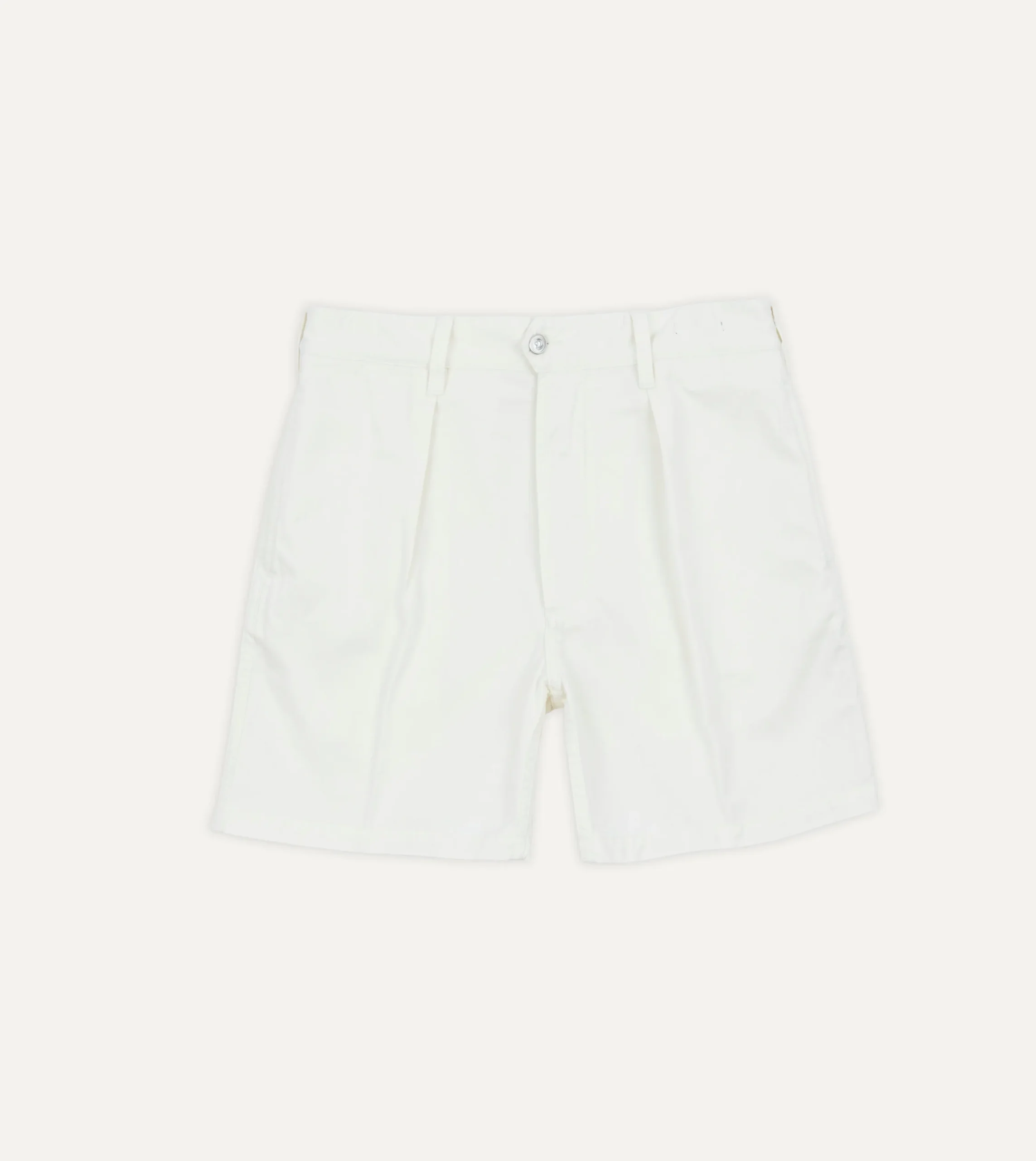 Drake’s Cotton Twill Single-Pleat Shorts