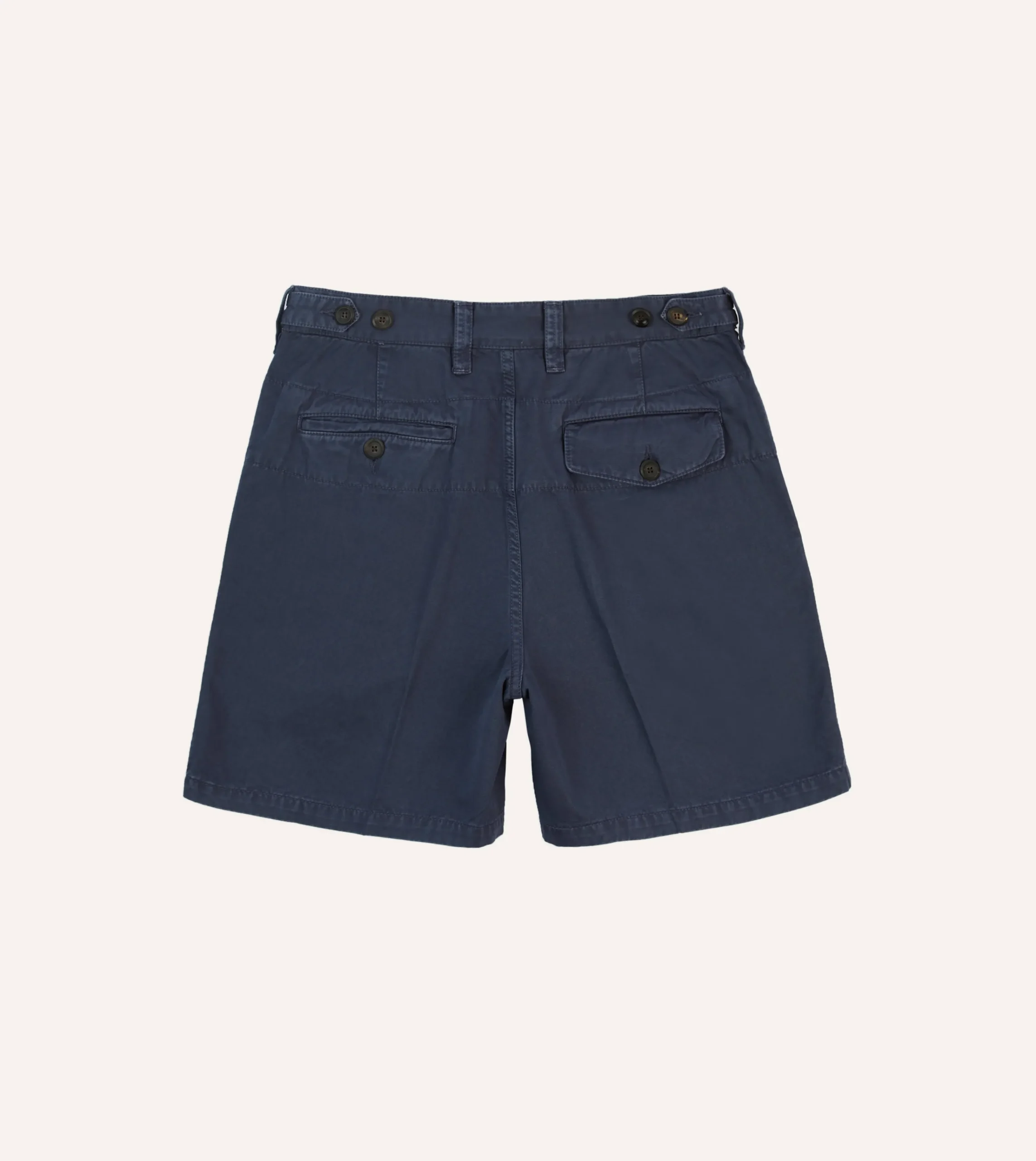 Drake’s Cotton Twill Single-Pleat Shorts