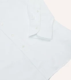 Drake’s Cotton Oxford Cloth Long Point Collar Shirt