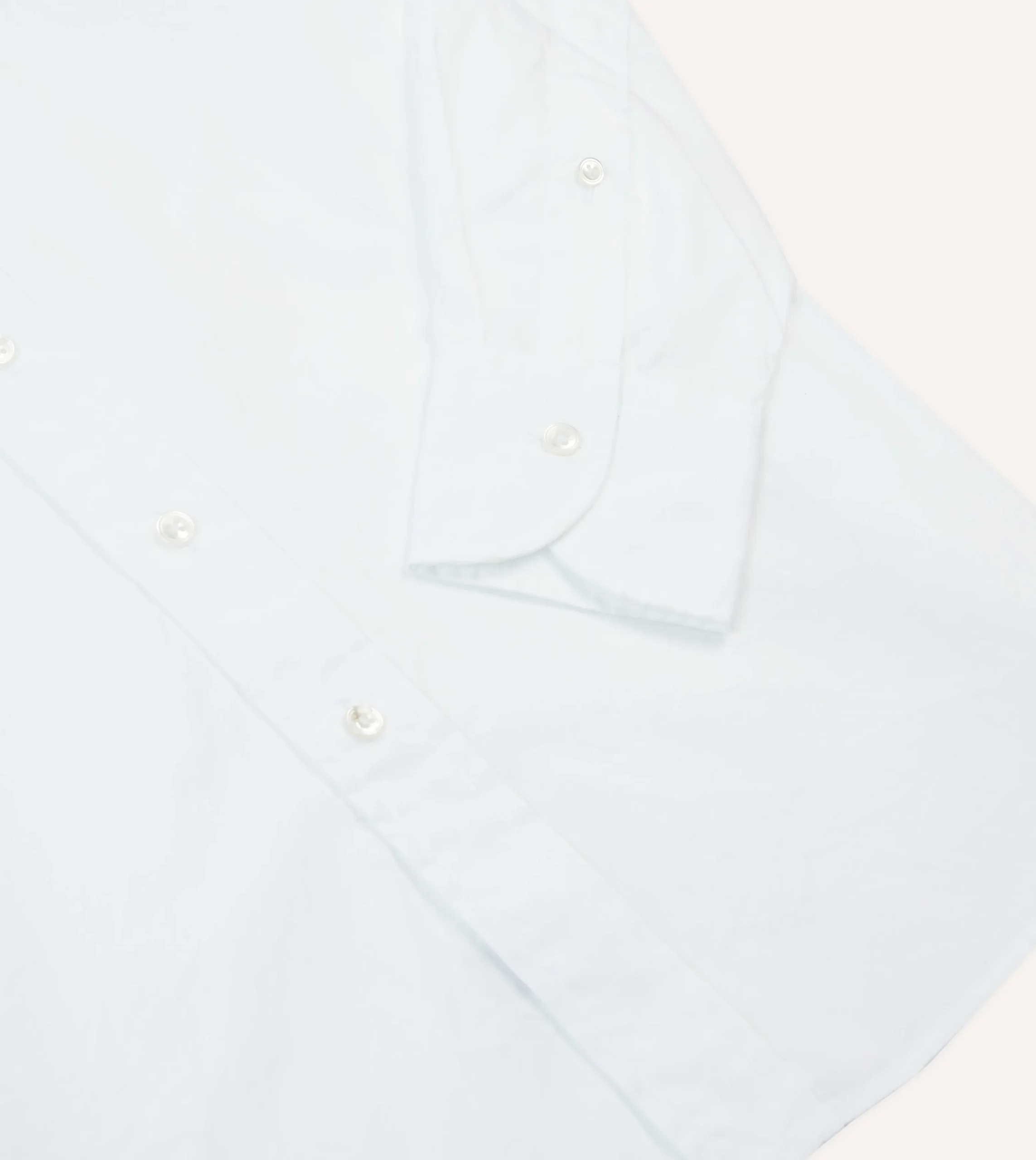Drake’s White Cotton Pocket Poplin Button-Down Shirt