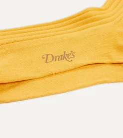 Drake’s Cotton Over-the-Calf Socks