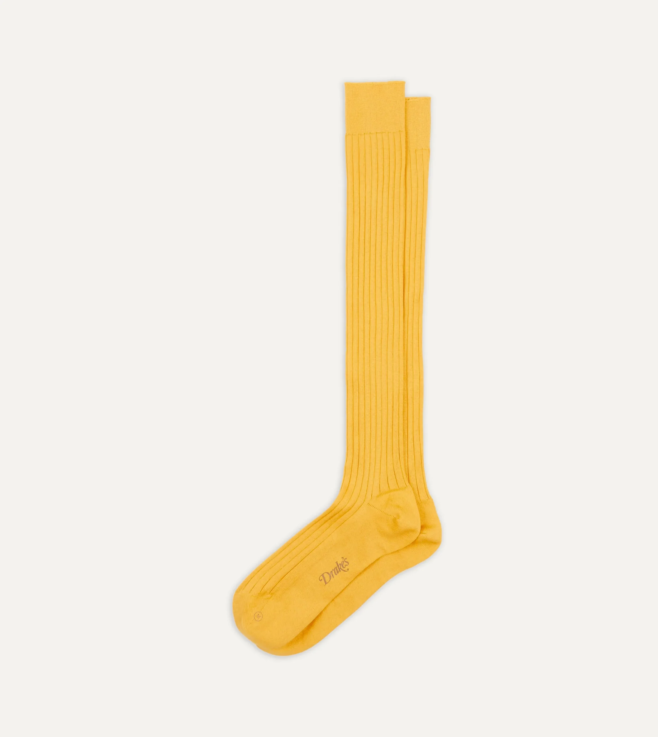 Drake’s Cotton Over-the-Calf Socks